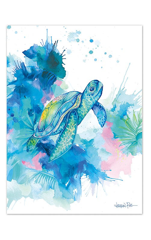 Greeting Card, Honu Dream, Lauren Roth