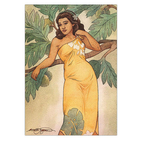 Greeting Card, Tropical Maiden, Anneth Lagamo