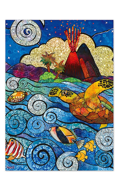 Greeting Card, Where the Lava Meets the Sea, Beth Marcil