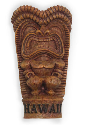 Hand Painted Polyresin Magnet, Happy Tiki