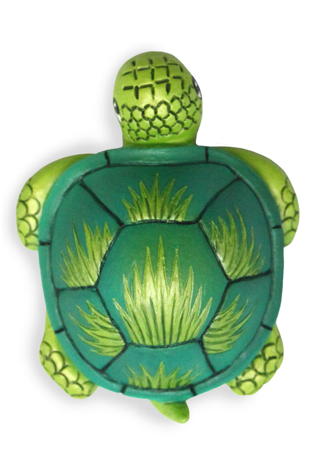 Hand Painted Polyresin Magnet, Honu 2