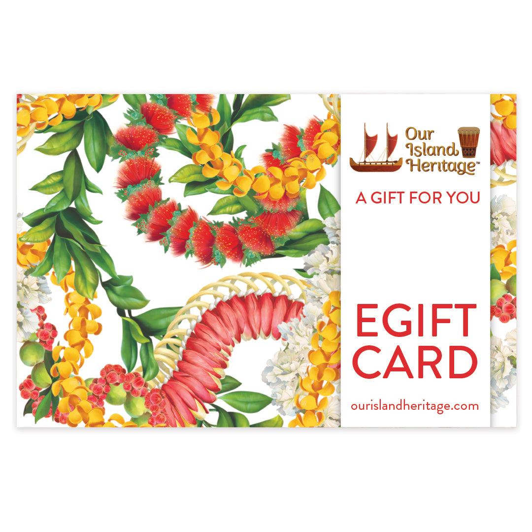 Island Heritage Gift Card, perfect for giving the gift of choice to loved ones, allowing them to select their favorite items from our collection.