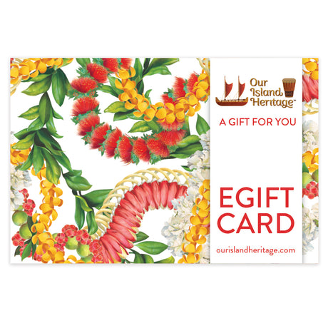 Island Heritage Gift Card, perfect for giving the gift of choice to loved ones, allowing them to select their favorite items from our collection.
