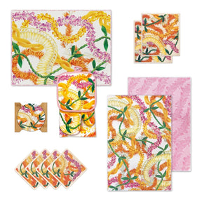 Leis of Aloha Kitchen Gift Bundle featuring floral-themed island kitchen essentials, perfect for brightening up any cooking space.