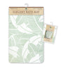Tropical Leaves Bathroom Accessories Gift Bundle in sage green, offering earthy tropical charm and coordinated essentials for your bath space.