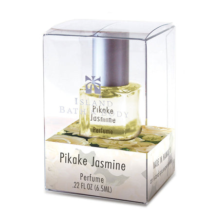 Discover Pikake Jasmine Classic Perfume. A sophisticated, floral fragrance from Hawai‘i. Available in .22 oz bottles. Elegant gift box included.