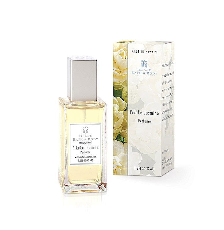 Discover Pikake Jasmine Classic Perfume. A sophisticated, floral fragrance from Hawai‘i. Available in 1.6oz bottles. Elegant gift box included.