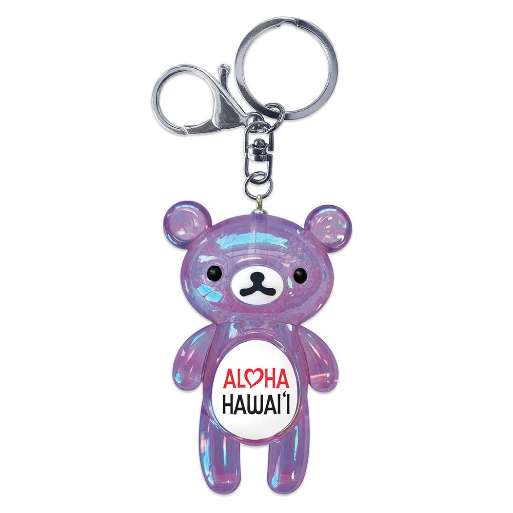 Island Bear Keychain, Aloha Hawai‘i – Purple  