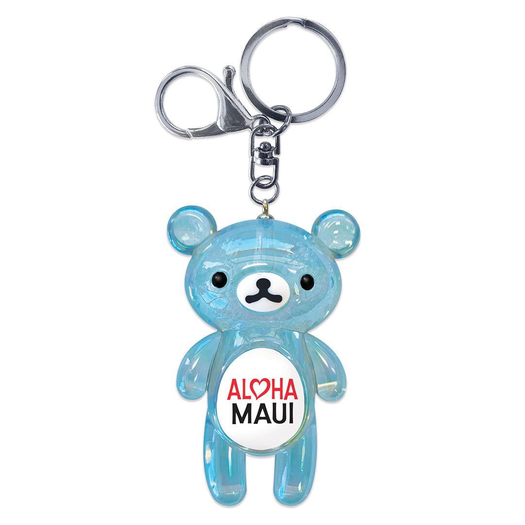 Island Bear Keychain, Aloha Maui – Blue  