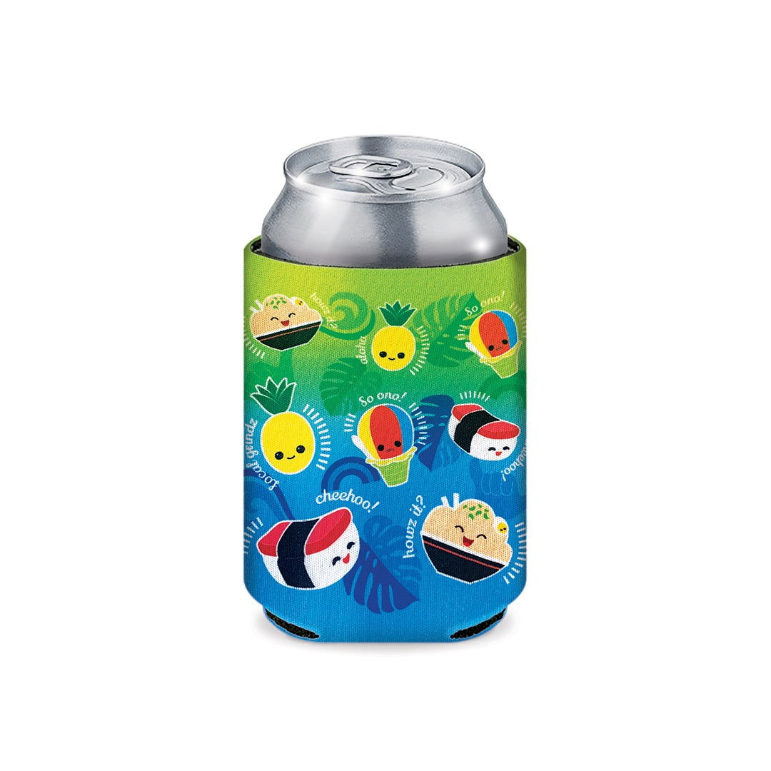 Island Can Cooler, Local Grindz  