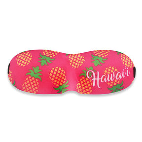 Island Eye Mask, Pineapple Hawaii - Pink