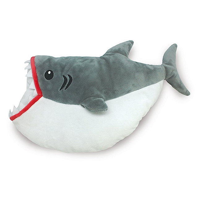 Keiki Kuddles Plush Pillow, Shark Bites!  