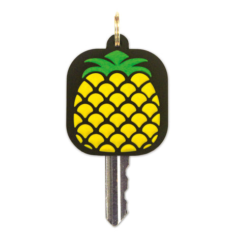 Key Cover, Pineapple - Black