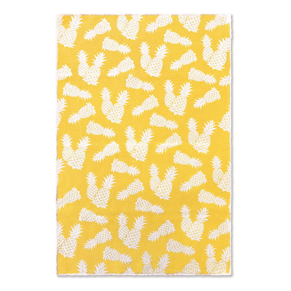 Kitchen Towels, Microfiber Set of 2- Pineapple Medley  