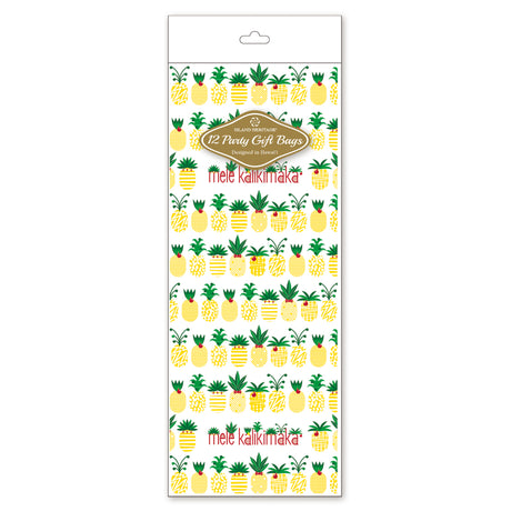 Cello Bag 12-Pack, Mele Pineapple Parade