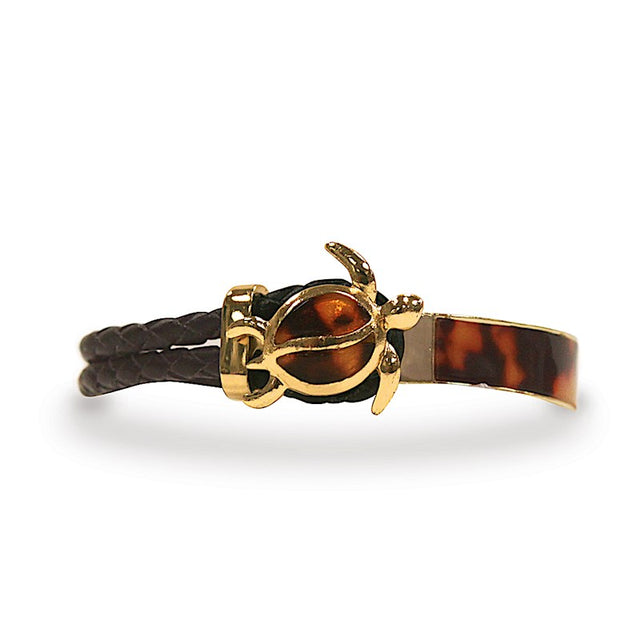 Leather Bracelet, Honu