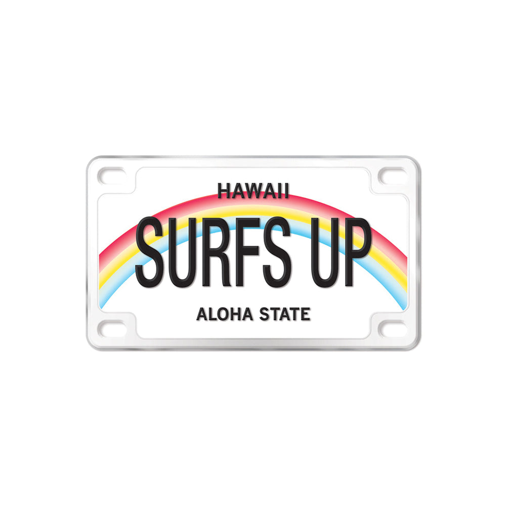 License Plate Shaped Magnet, Surf's Up Hawai'i