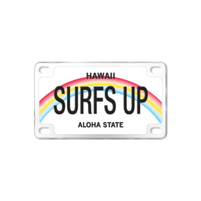 License Plate Shaped Magnet, Surf's Up Hawai'i