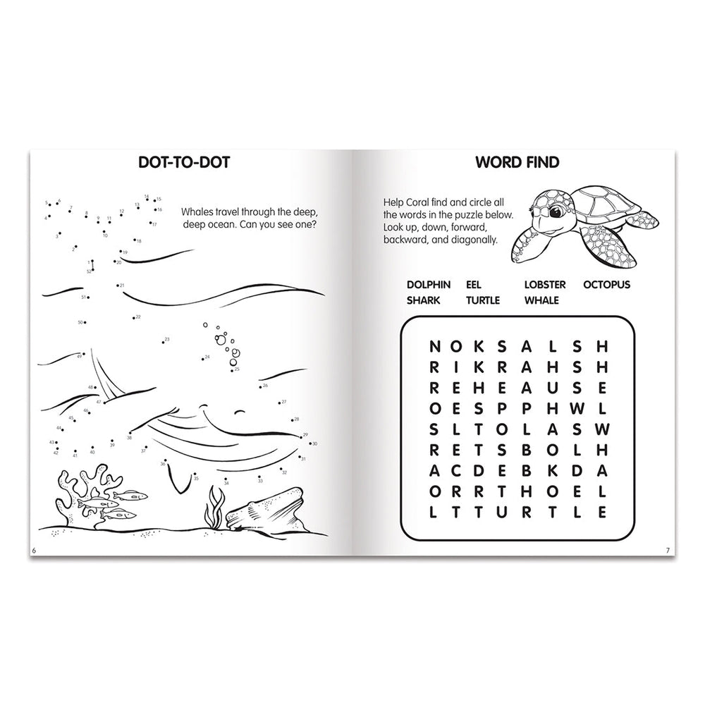 Limu the Blue Turtle Coloring and Activity Book  