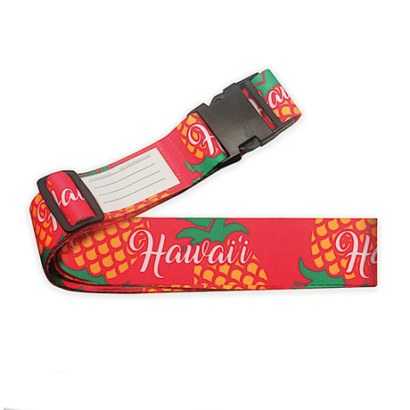 Luggage Strap, Pineapple Hawaiʻi - Pink