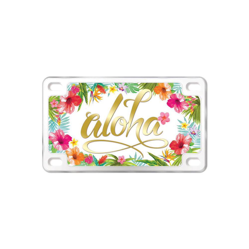 Magnet, License Plate - Aloha Floral  