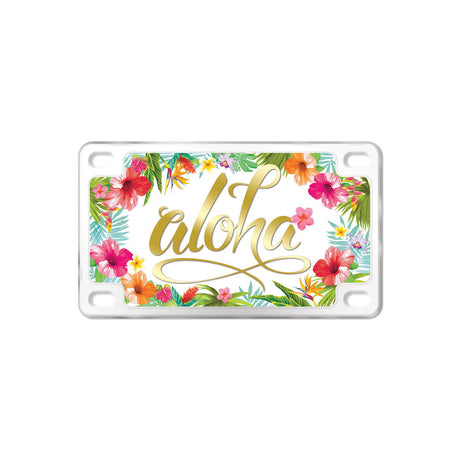 Magnet, License Plate - Aloha Floral  
