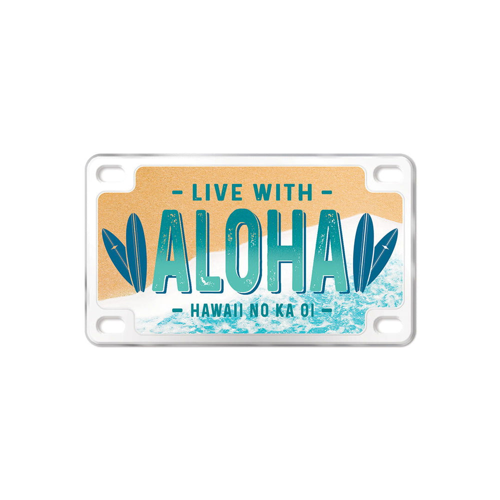 Magnet, License Plate - Hawai'i No Ka 'Oi  