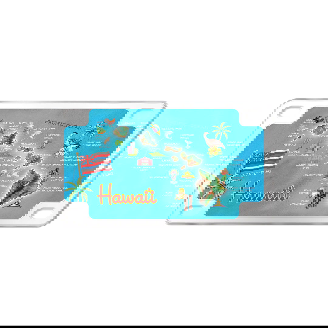 Magnet, License Plate - Highlights of Hawai'i  