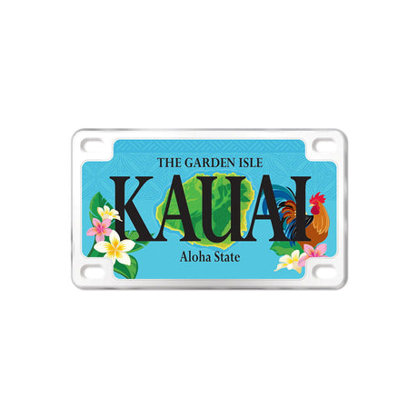 Magnet, License Plate - Rooster Kaua'i  