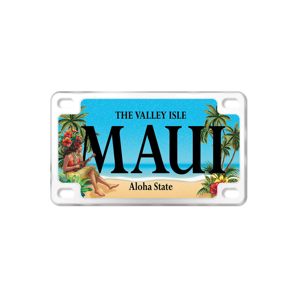 Magnet, License Plate - Vintage Hawai'i Maui  