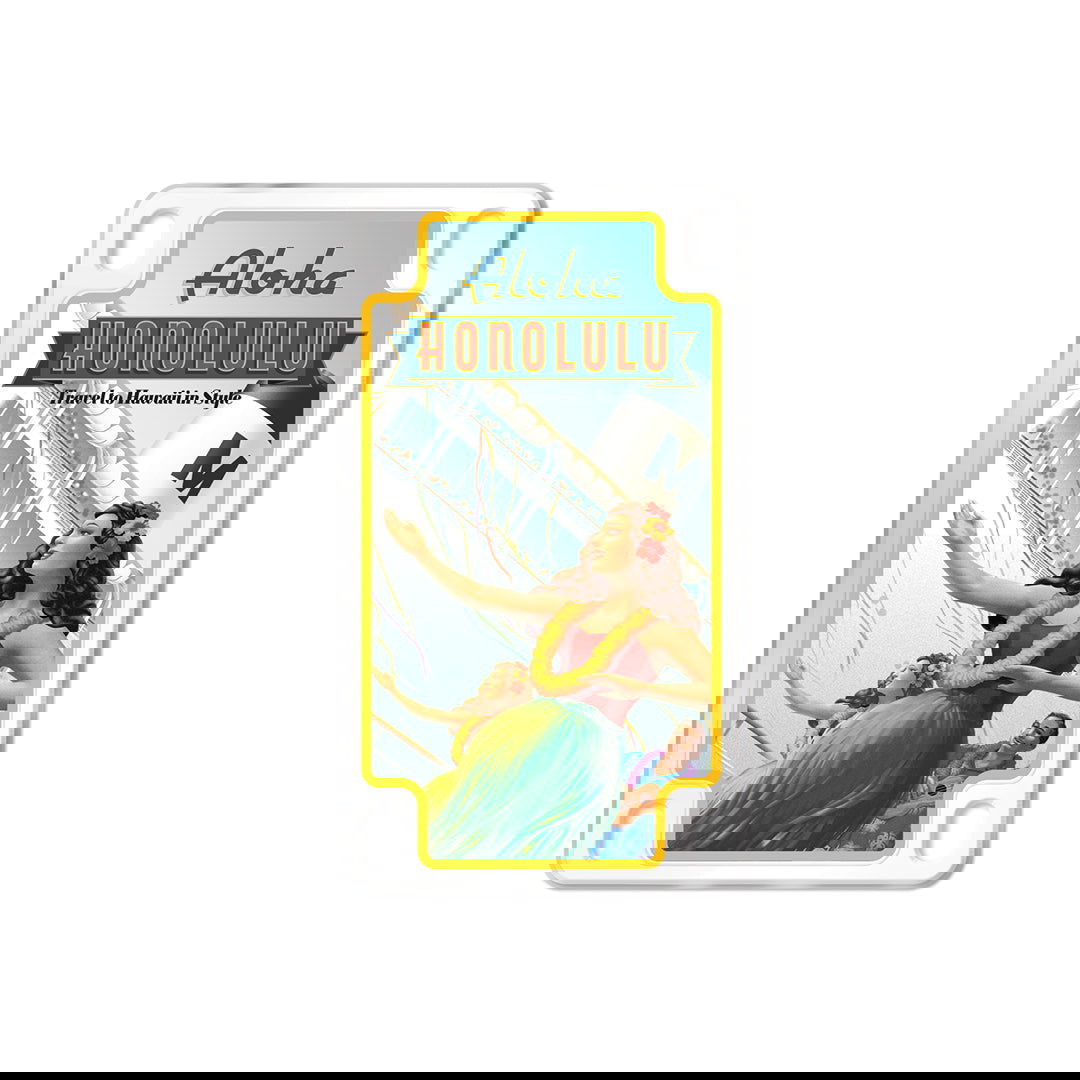 Magnet, Vertical License Plate - Bon Voyage  