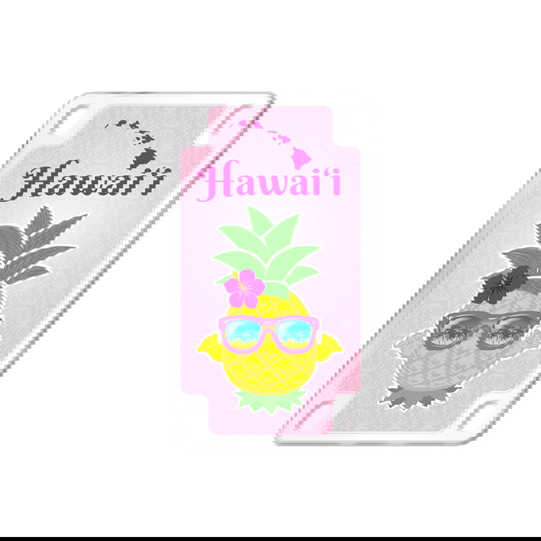 Magnet, Vertical License Plate - Pineapple Shaka  