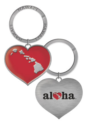 Metal Keychain, Heart of Hawaiʻi