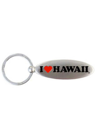 Metal Keychain, I Love Hawaiʻi