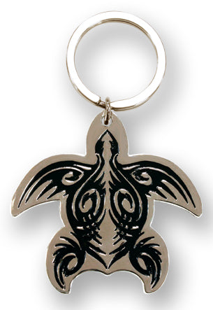 Metal Keychain, Tribal Honu