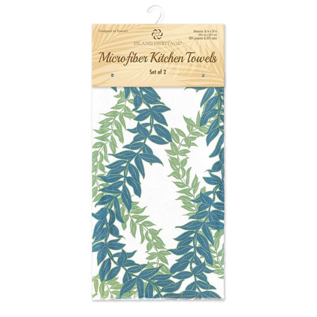 Microfiber Kitchen Towels, Draping Maile  