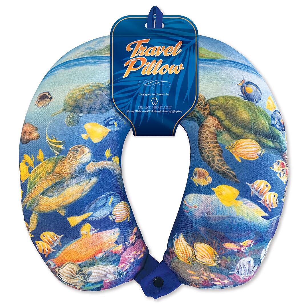 Microfiber Neck Pillow, Ocean of Friends  