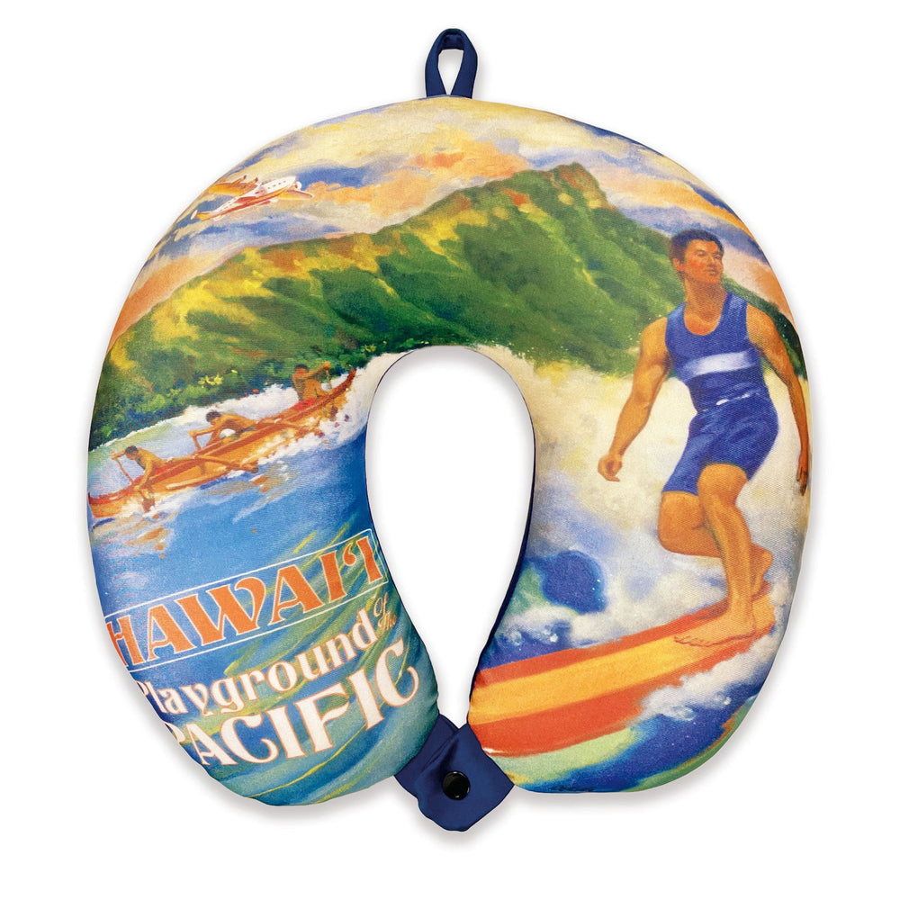 Microfiber Neck Pillow, Playground of the Pacific II  