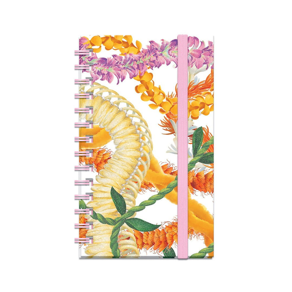 Notebook with Elastic Band, Leis of Aloha  