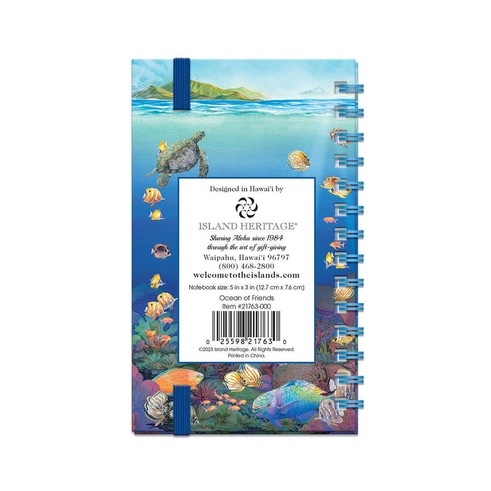 Notebook with Elastic Band, Ocean of Friends  