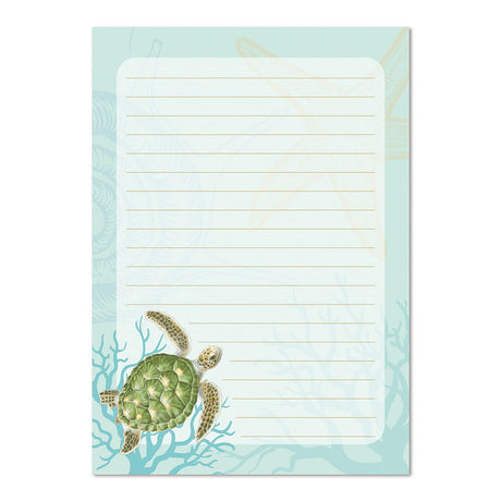 Notepad 50-sht, Honu Voyage - Aqua  