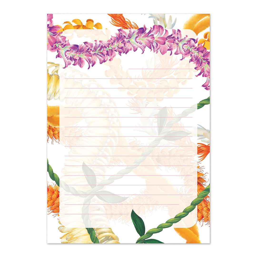 Notepad, Leis of Aloha  