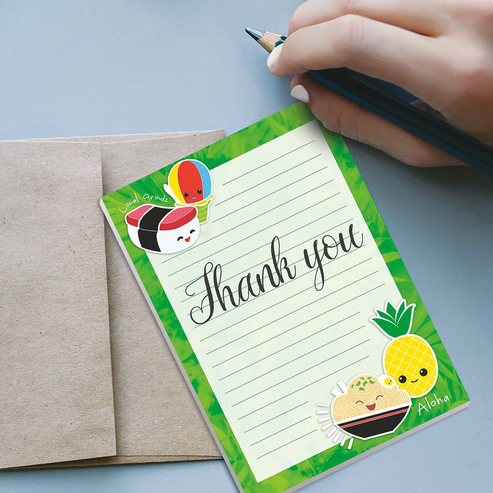 Writing Notepad Local Notepad | Local Grindz Colorful & Practical Organizer – Our Island Heritage
