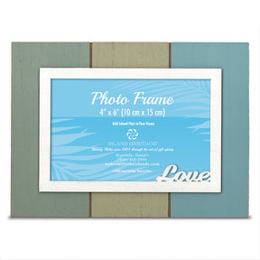 Painted Wood 4x6 Frame, Love (H)