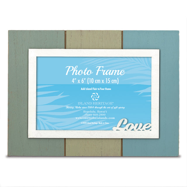 Painted Wood 4x6 Frame, Love (H)