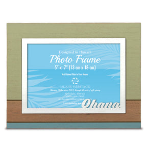 Painted Wood 5x7 Frame, Ohana (H)