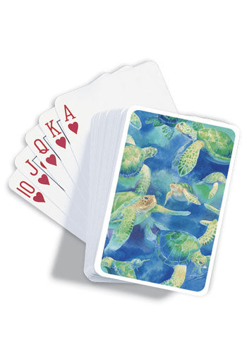 Playing Cards, Swimming Honu