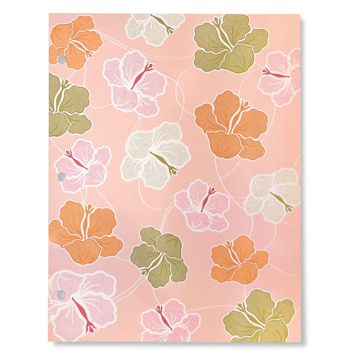 Mod Floral Portfolio Folder | Hawaiian-Themed Design – Our Island Heritage