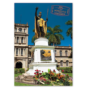 Postcard 4X6, King Kamehameha Statue