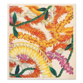 Reusable Paper Cloths, Leis of Aloha  